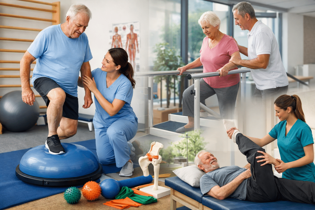 Importancia de la fisioterapia en adultos mayores